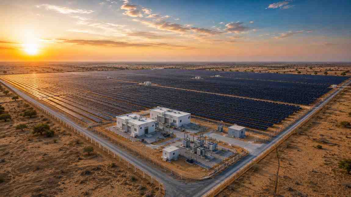 50 MW Kitasar Solar Plant with Solidus Techno Pvt. Ltd.